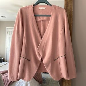 Blush blazer